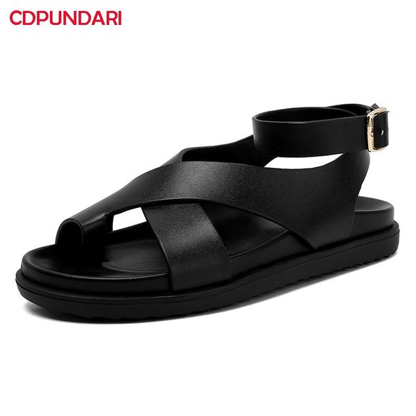 sandals black ankle strap genuine leather flat platform gladiator women summer casual shoes sandales femmes 2021 sandalias mujer
sandals black ankle strap genuine leather flat platform gladiator women summer casual shoes sandales femmes 2021 sandalias mujer