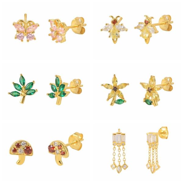stud 925 sterling silver european style 14k gold earrings for women simple olive branch leaf sweet cute student jewelry, Golden;silver
stud 925 sterling silver european style 14k gold earrings for women simple olive branch leaf sweet cute student jewelry, Golden;silver