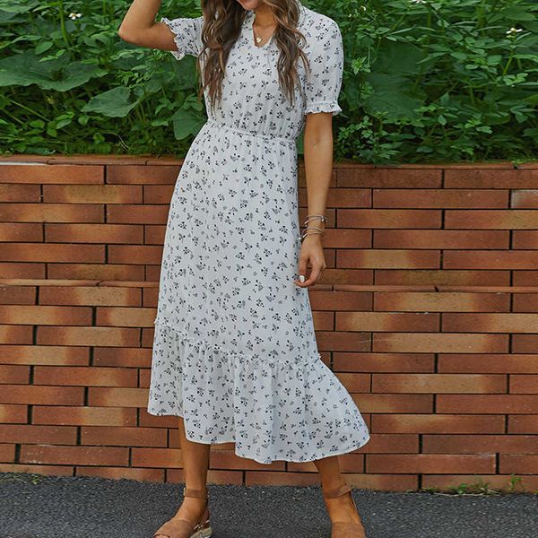 recommend women's dress with v-neck and a-line short sleeve and floral pieces, White
recommend women's dress with v-neck and a-line short sleeve and floral pieces, White