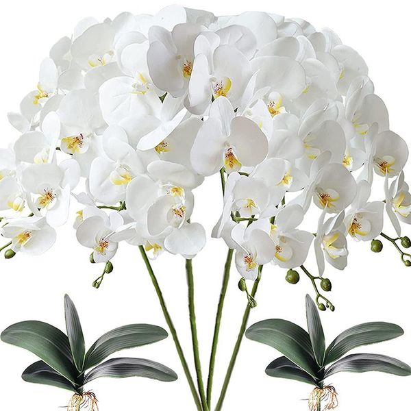 decorative flowers & wreaths 40" artificial phalaenopsis with 2 leaves 9 head butterfly orchid stem plants for home wedding decor
decorative flowers & wreaths 40" artificial phalaenopsis with 2 leaves 9 head butterfly orchid stem plants for home wedding decor