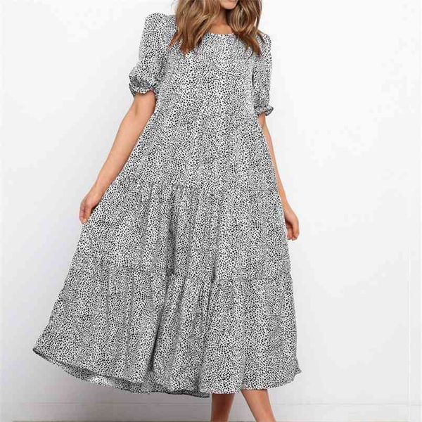 summer puff sleeve plaid polka dot stitching loose beach boho dress for womens long casual maxi dress vintage vestido 210508, Black;gray
summer puff sleeve plaid polka dot stitching loose beach boho dress for womens long casual maxi dress vintage vestido 210508, Black;gray