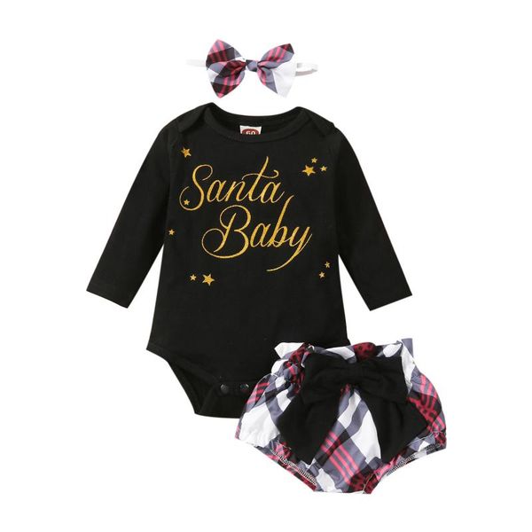 clothing sets 0-24m 3pcs baby girls boys christmas cute clothes letter printed long sleeve romper plaid bow shorts headband, White
clothing sets 0-24m 3pcs baby girls boys christmas cute clothes letter printed long sleeve romper plaid bow shorts headband, White