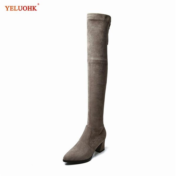 boots over the knee for women side zipper women's winter shoes genuine leather flocking long 33-43 plus size, Black
boots over the knee for women side zipper women's winter shoes genuine leather flocking long 33-43 plus size, Black