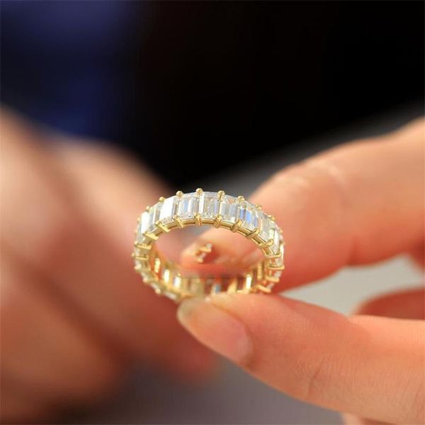 wedding rings gu li trendy round white zircon ring for women party engagement jewelry female copper hand accessories, Slivery;golden
wedding rings gu li trendy round white zircon ring for women party engagement jewelry female copper hand accessories, Slivery;golden