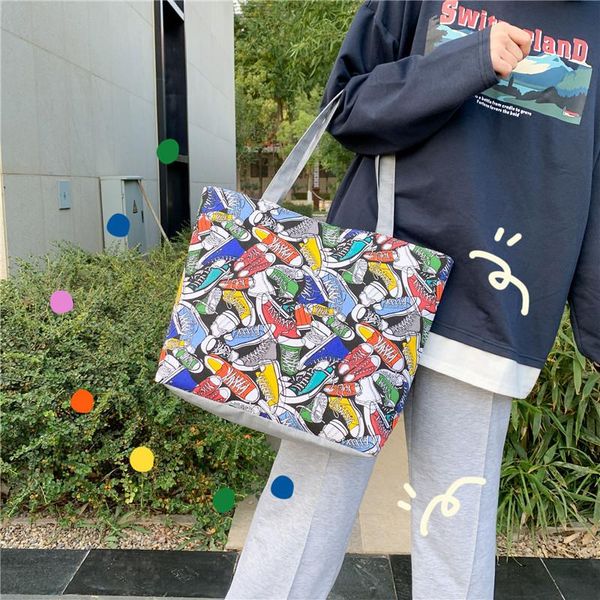evening bags style canvas bag single shoulder shopping