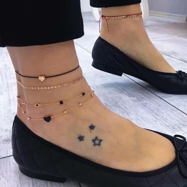 anklets bohemia for women beaded black peach heart love fashion 4-piece jewelry accessories wholesale, Red;blue
anklets bohemia for women beaded black peach heart love fashion 4-piece jewelry accessories wholesale, Red;blue