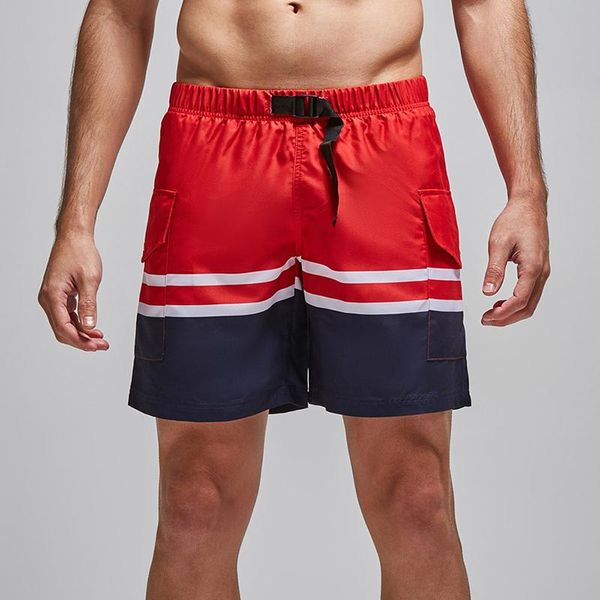 men's shorts color matching swimming short men surfing fast dry beach pants pocket training loose running fitness casual trunks, White;black
men's shorts color matching swimming short men surfing fast dry beach pants pocket training loose running fitness casual trunks, White;black