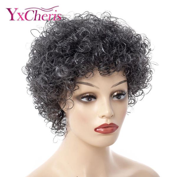 synthetic wigs kinky curly afro wig gray 6inch short for women hair yxcheris, Black
synthetic wigs kinky curly afro wig gray 6inch short for women hair yxcheris, Black