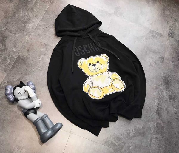 fashion fleece hoodies star's same sweater autumn and winter mos bear embroidery men's women's loose versatile casual medium, Black
fashion fleece hoodies star's same sweater autumn and winter mos bear embroidery men's women's loose versatile casual medium, Black