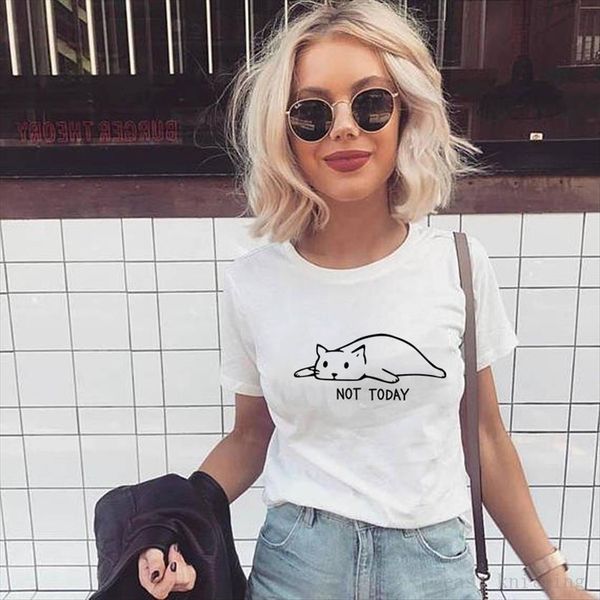 not today cute cat women t shirt print casual funny white loose for lady girl tee hipster womens clothing
not today cute cat women t shirt print casual funny white loose for lady girl tee hipster womens clothing