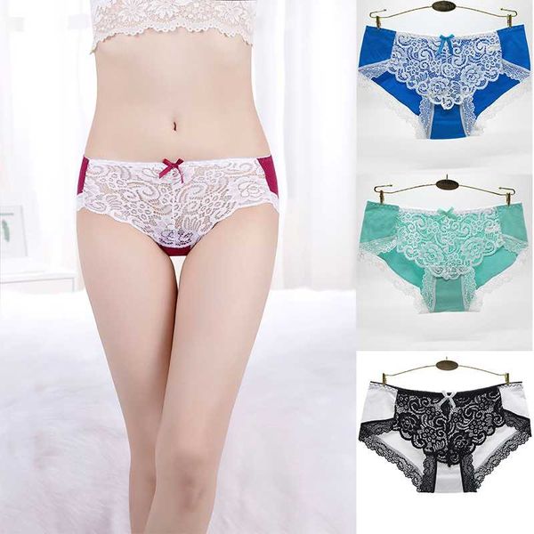 women's panties 1pcs/lot underwear cotton lace thong european and american plus size briefs 89407, Black;pink
women's panties 1pcs/lot underwear cotton lace thong european and american plus size briefs 89407, Black;pink