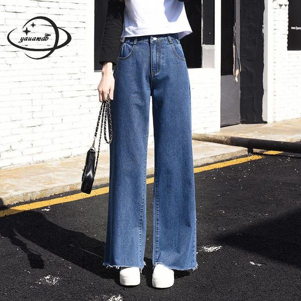 womens full wide leg pants spring autumn female trousers clothing button solid color loose preppy style ladies clothes y56 women's jean, Blue
womens full wide leg pants spring autumn female trousers clothing button solid color loose preppy style ladies clothes y56 women's jean, Blue