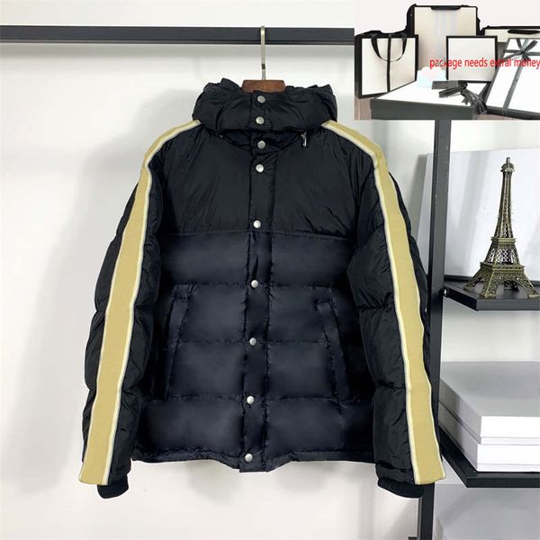 luxurys down jacket letter embroidery knit double sleeve jacquard winter clothing fashion size s, Black
luxurys down jacket letter embroidery knit double sleeve jacquard winter clothing fashion size s, Black