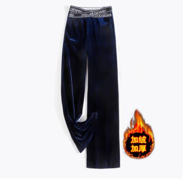 women's pants & capris soft velvet wide leg autumn straight high waist long loose female plus, Black;white
women's pants & capris soft velvet wide leg autumn straight high waist long loose female plus, Black;white