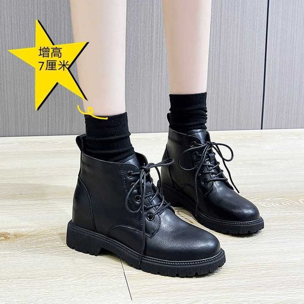 fried street martin boots women's autumn and winter 2022 new british style leather inner raised small short boots women's fashion, Black
fried street martin boots women's autumn and winter 2022 new british style leather inner raised small short boots women's fashion, Black
