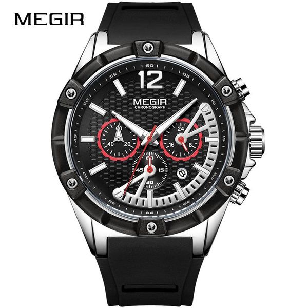 wristwatches megir watch men fashion sports quartz mens watches silicone waterproof business male clock casual relogio masculin, Slivery;brown
wristwatches megir watch men fashion sports quartz mens watches silicone waterproof business male clock casual relogio masculin, Slivery;brown