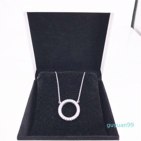 luxury- reversible collier necklace authentic 925 sterling silver with clear cubic zirconia diy fine jewelry 590514cz-45 neccharm necklace, Black
luxury- reversible collier necklace authentic 925 sterling silver with clear cubic zirconia diy fine jewelry 590514cz-45 neccharm necklace, Black