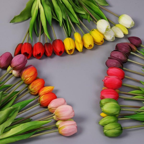 decorative flowers & wreaths 5pcs tulip artificial flower real touch bouquet fake wedding home living room decoration artificiales flores
decorative flowers & wreaths 5pcs tulip artificial flower real touch bouquet fake wedding home living room decoration artificiales flores