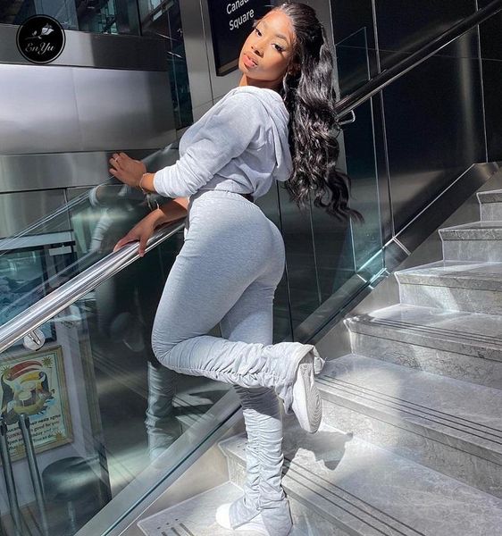 women's tracksuits enyu xl-xxl 2021 casual autumn lady 2-piece long set hooded zipper coats full pleated pants sport solid comfortable, Gray
women's tracksuits enyu xl-xxl 2021 casual autumn lady 2-piece long set hooded zipper coats full pleated pants sport solid comfortable, Gray