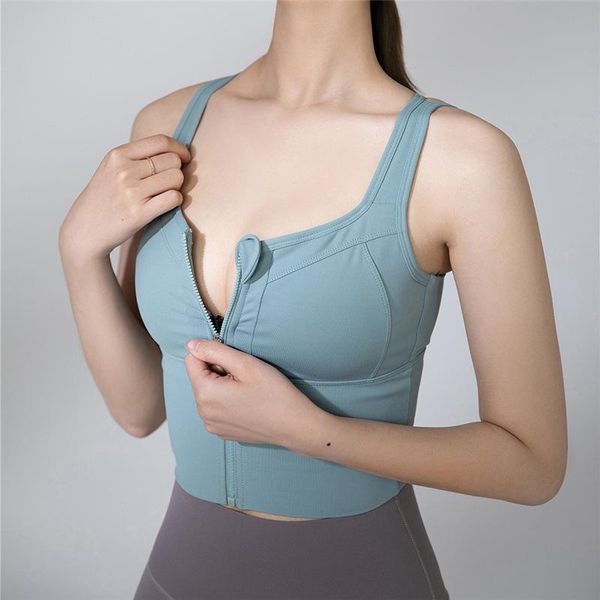 gym clothing active wear hollow beautiful back sports underwear zipper fitness yoga bra vest for women crop, White;black
gym clothing active wear hollow beautiful back sports underwear zipper fitness yoga bra vest for women crop, White;black