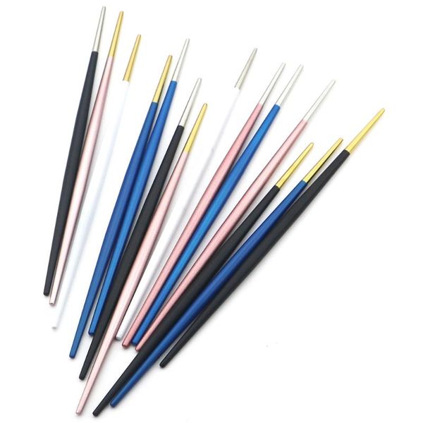 chopsticks 1pair colorful metal reusable anti-scalding tableware 304 stainless steel dinnerware sushi
chopsticks 1pair colorful metal reusable anti-scalding tableware 304 stainless steel dinnerware sushi