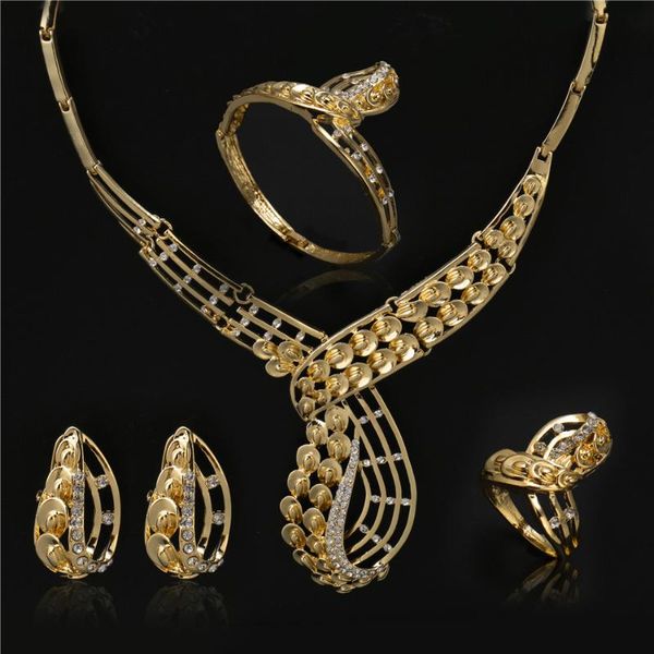 earrings & necklace good noble gold colorful jewelry set wholesale wedding woman accessories brand quality statement, Silver
earrings & necklace good noble gold colorful jewelry set wholesale wedding woman accessories brand quality statement, Silver