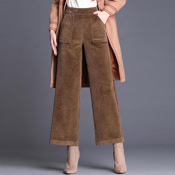 women's pants & capris fall winter fashion elegant woman high waisted 4xl 3xl corduroy ankle length , autumn wide leg black loose trous, Black;white
women's pants & capris fall winter fashion elegant woman high waisted 4xl 3xl corduroy ankle length , autumn wide leg black loose trous, Black;white