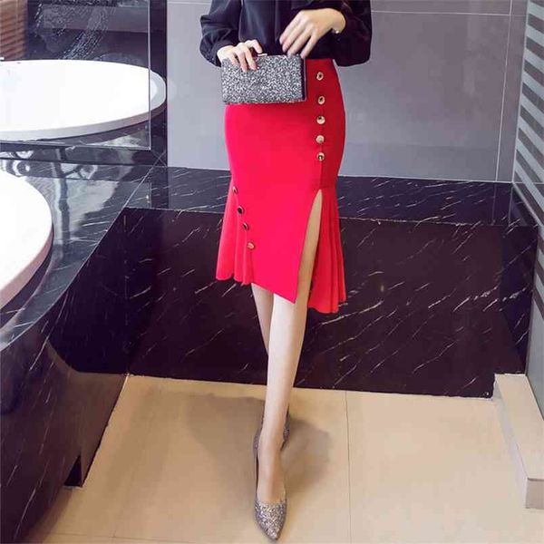spring autumn women's skirts korean solid color high waist stretch chiffon stitching slim-fit split ll571 210506, Black
spring autumn women's skirts korean solid color high waist stretch chiffon stitching slim-fit split ll571 210506, Black