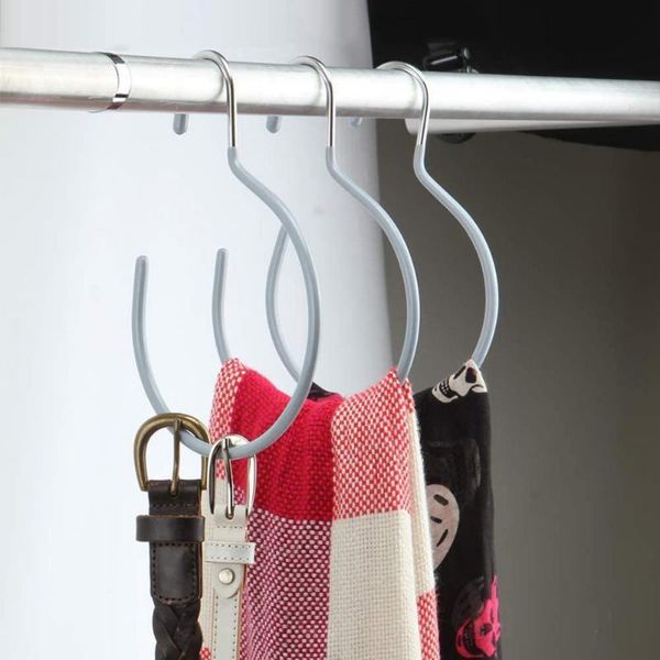 hangers & racks 5pcs hanging hooks non-slip space-saving steel scarves sashes for cloakroom clothes hat bag storage rack
hangers & racks 5pcs hanging hooks non-slip space-saving steel scarves sashes for cloakroom clothes hat bag storage rack