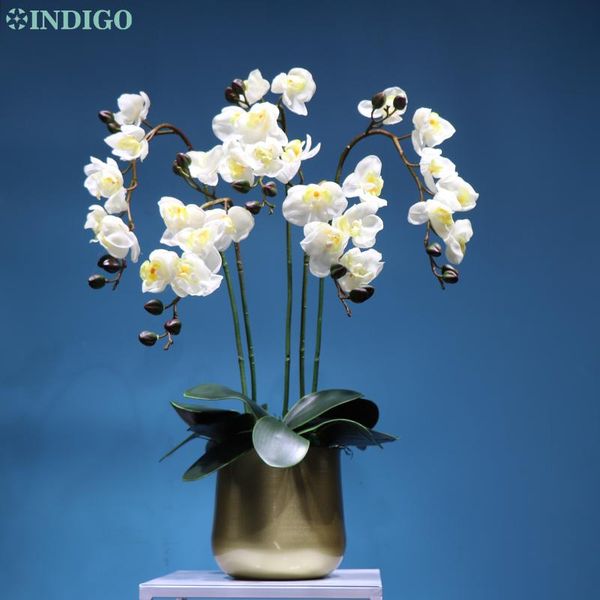 - (5pcs/lot with vase) white orchid diy flower arrangment latex real touch reception table centerpiece party interior trim decorative flower
- (5pcs/lot with vase) white orchid diy flower arrangment latex real touch reception table centerpiece party interior trim decorative flower