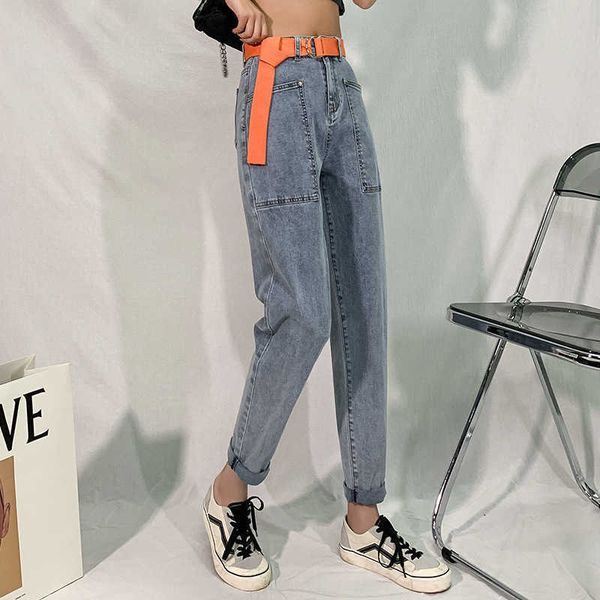 size jeans large women's 2021 autumn high waist slim and fat mm harem pants fashion large pocket jeans, Blue
size jeans large women's 2021 autumn high waist slim and fat mm harem pants fashion large pocket jeans, Blue