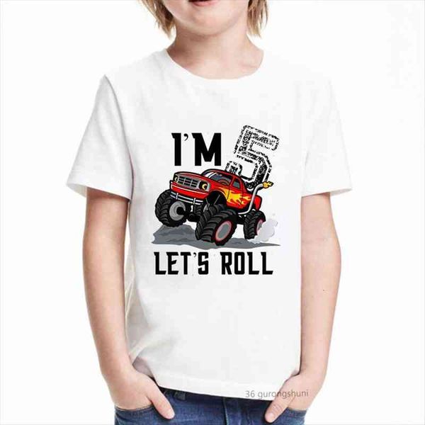 boys t shirt funny birthday party car 1 to 8 years old graphic print for kids clothing vogue, Blue
boys t shirt funny birthday party car 1 to 8 years old graphic print for kids clothing vogue, Blue