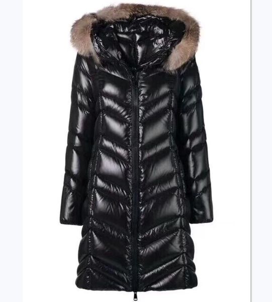 women puffer long down jacket quilted zipper closure pockets snap warm coat classic designer lady fur hooded winter outwear, Black
women puffer long down jacket quilted zipper closure pockets snap warm coat classic designer lady fur hooded winter outwear, Black