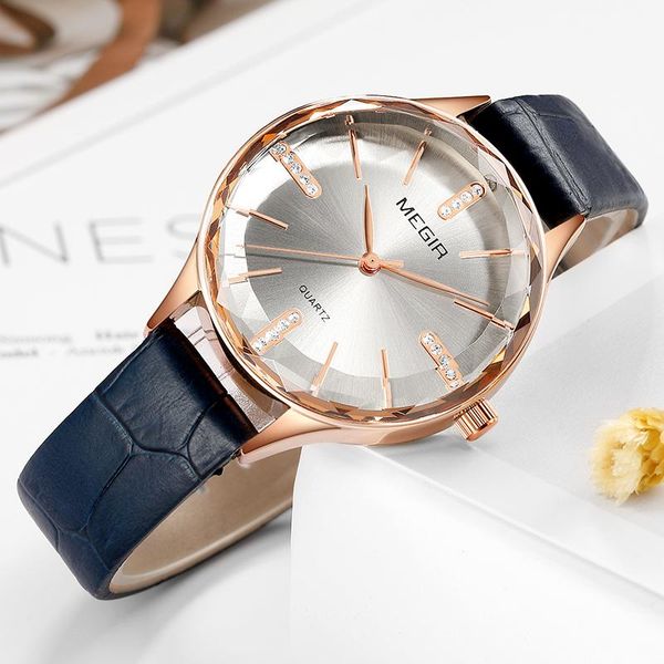wristwatches fashion megir women's quartz wrist watch hour leather strap simple ladies waterproof casual for girls relogio femininos, Slivery;brown
wristwatches fashion megir women's quartz wrist watch hour leather strap simple ladies waterproof casual for girls relogio femininos, Slivery;brown