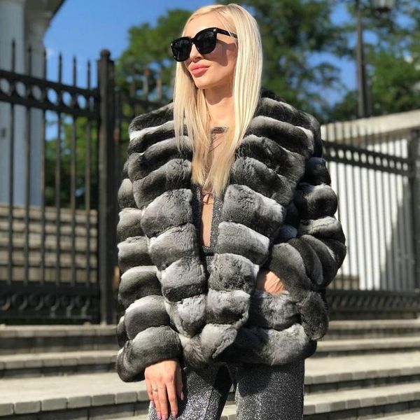 women's fur & faux women real rex jacket with turn-down collar winter woman natural coats outwear warm, Black
women's fur & faux women real rex jacket with turn-down collar winter woman natural coats outwear warm, Black