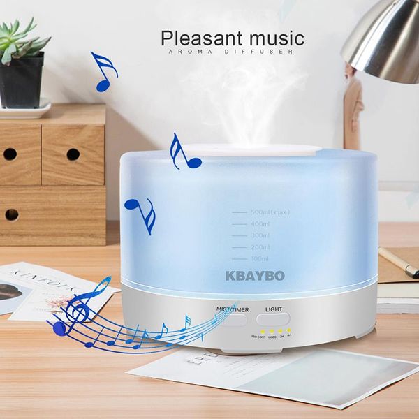500ml ultrasonic air aroma humidifier electric aromatherapy essential oil diffuser with bluetooth music speaker humidifiers
500ml ultrasonic air aroma humidifier electric aromatherapy essential oil diffuser with bluetooth music speaker humidifiers