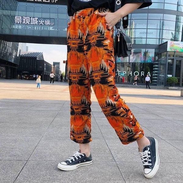 women's pants & capris nicemix summer korean streetwear harajuku women loose straight windbreaker ankle length pant graffiti block prin, Black;white
women's pants & capris nicemix summer korean streetwear harajuku women loose straight windbreaker ankle length pant graffiti block prin, Black;white