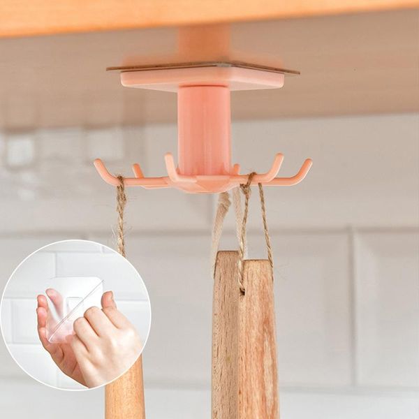 bath rotating hook kitchen bathroom 360°rotatable 6 hooks hanging rack self-adhesive storage wall-hook multi-purpose gadget & rails
bath rotating hook kitchen bathroom 360°rotatable 6 hooks hanging rack self-adhesive storage wall-hook multi-purpose gadget & rails