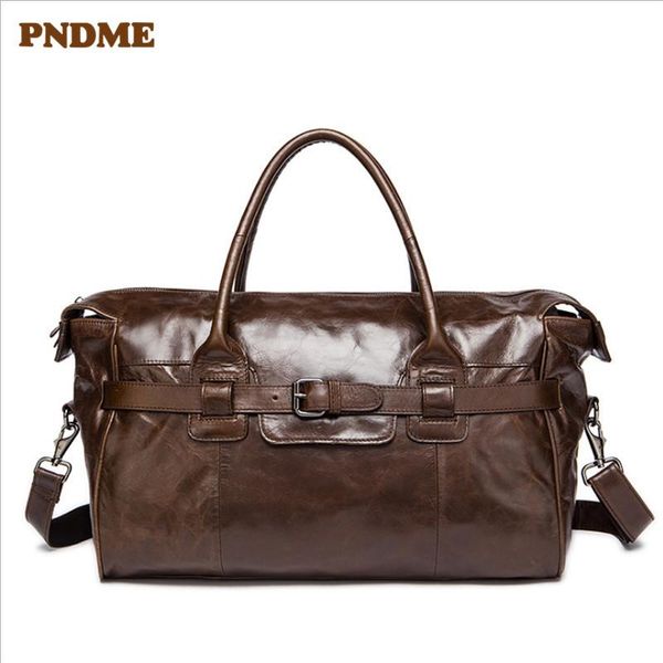 duffel bags pndme vintage genuine leather brown men's travel bag layer cowhide large capacity handbag designer women duffle
duffel bags pndme vintage genuine leather brown men's travel bag layer cowhide large capacity handbag designer women duffle