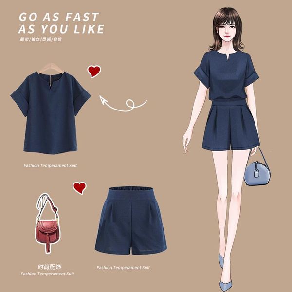 two piece dress 2 set women 2021 summer office lady short suits plus size xl-5xl all-match short-sleeved and shorts suit, White
two piece dress 2 set women 2021 summer office lady short suits plus size xl-5xl all-match short-sleeved and shorts suit, White