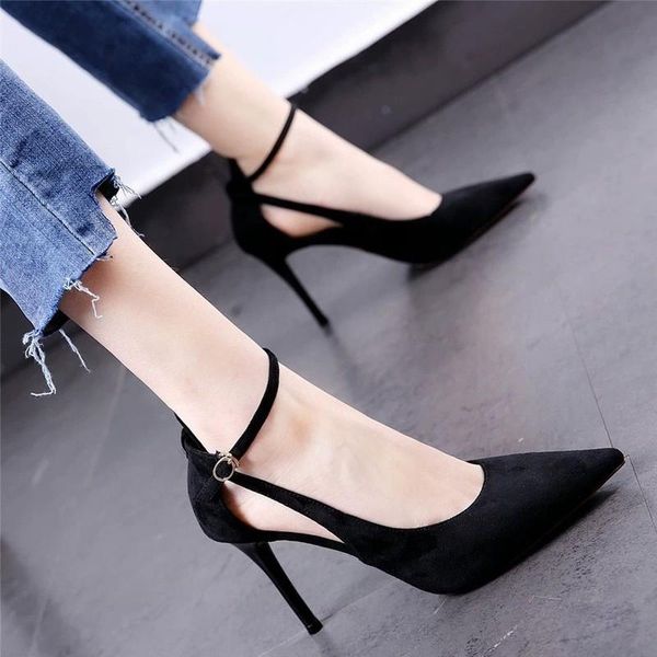 dress shoes 2021 summer pointed hollow word with high heel sandals for ladies professional temperament heels, Black
dress shoes 2021 summer pointed hollow word with high heel sandals for ladies professional temperament heels, Black