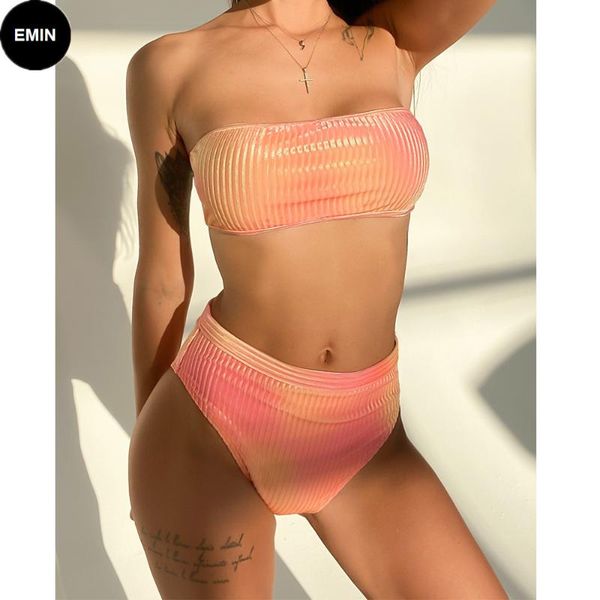 women's swimwear summer sale tube bikini set high waist solid color brazil beachwear, White;black
women's swimwear summer sale tube bikini set high waist solid color brazil beachwear, White;black