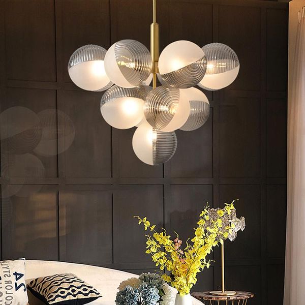 chandeliers modern glass ball chandelier for living room/bedroom nordic minimalist creative dinning room kitchen island lighting
chandeliers modern glass ball chandelier for living room/bedroom nordic minimalist creative dinning room kitchen island lighting