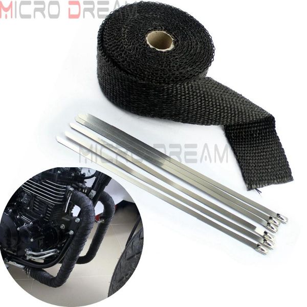 motorcycle exhaust system black header heat roll wrap 5 meter universal muffler pipe wraps 2inch x 1/16inch 16.4ft protection
motorcycle exhaust system black header heat roll wrap 5 meter universal muffler pipe wraps 2inch x 1/16inch 16.4ft protection