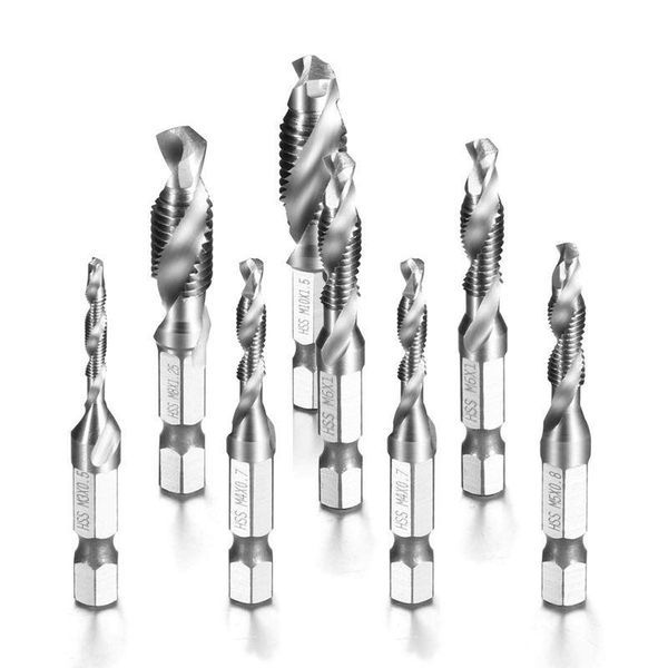 professional drill bits 8pcs hss countersink tap bit set, combination hex shank titanium screw thread metric for wood plastic aluminum c
professional drill bits 8pcs hss countersink tap bit set, combination hex shank titanium screw thread metric for wood plastic aluminum c