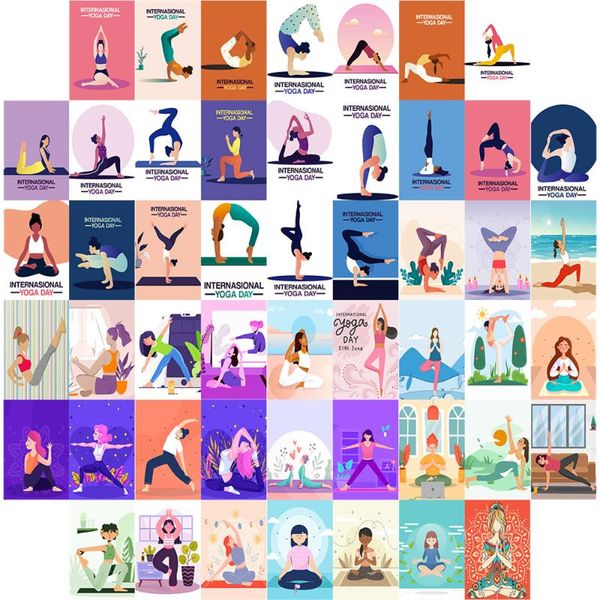 wall stickers 50pcs anime cartoon sport style international yoga day picture collage kits art print colorful japanese decoration
wall stickers 50pcs anime cartoon sport style international yoga day picture collage kits art print colorful japanese decoration