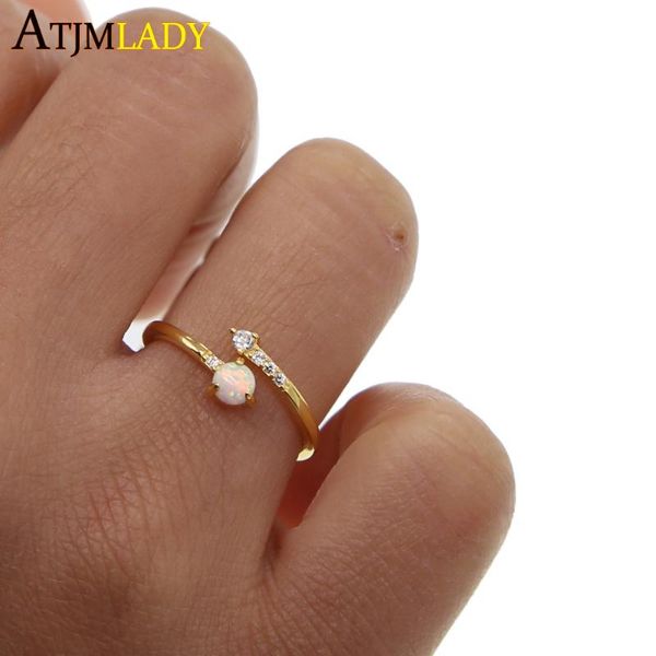 cluster rings 925 sterling silver cubic zirconia white fire opal stone adjust open women ladies finger thin delicate ring jewelry, Golden;silver
cluster rings 925 sterling silver cubic zirconia white fire opal stone adjust open women ladies finger thin delicate ring jewelry, Golden;silver
