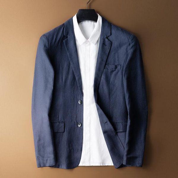 men's suits & blazers mens blazer linen suit jacket for men autumn full sleeve koreal style size m-4xl, White;black
men's suits & blazers mens blazer linen suit jacket for men autumn full sleeve koreal style size m-4xl, White;black