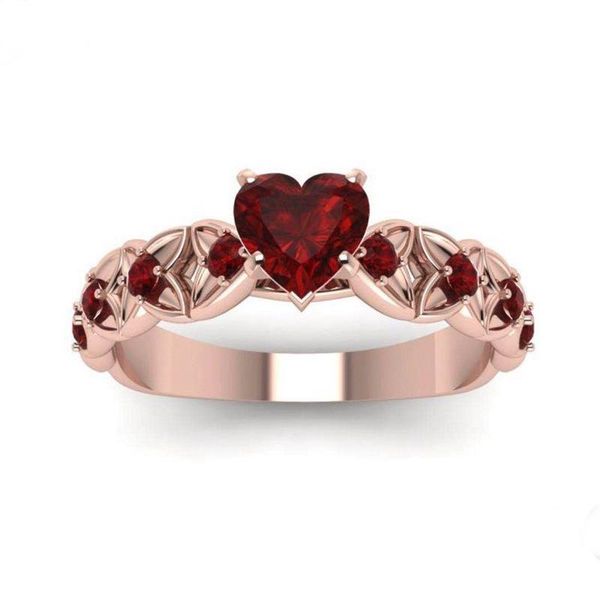 cluster rings red crystal wedding ring heart shape punk rock for women party jewellery, Golden;silver
cluster rings red crystal wedding ring heart shape punk rock for women party jewellery, Golden;silver
