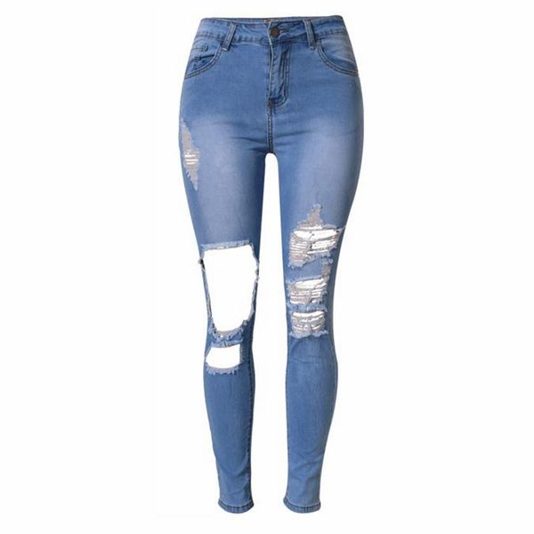 factory sale skinny ripped jeans woman autumn winter stretch denim cotton streetwear women's, Blue
factory sale skinny ripped jeans woman autumn winter stretch denim cotton streetwear women's, Blue